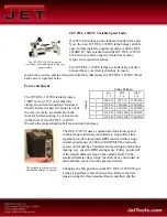 Jet JWL-1220VS Brochure предпросмотр