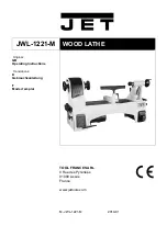 Jet JWL-1221-M Operating Instructions Manual preview