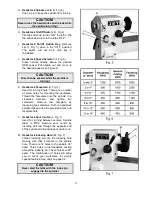 Предварительный просмотр 11 страницы Jet JWL-1442VS Operating Instructions And Parts Manual