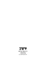 Preview for 24 page of Jet JWS-22CS Operating Instructions And Parts Manual