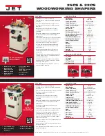 Preview for 4 page of Jet JWS-22CS Specifications