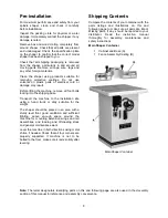 Preview for 8 page of Jet JWS-25X Operating Instructions Manual