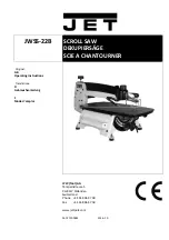 Jet JWSS-22B Operating Instructions Manual preview