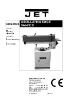 Jet OES-80CSM Operating Instructions Manual preview