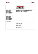 Jet RDJ 310-M User Manual preview