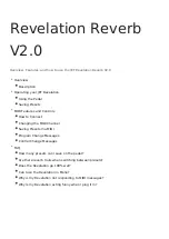 Jet Revelation Reverb V2.0 Manual preview