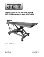Jet SLT-1100 Operating Instructions And Parts Manual preview