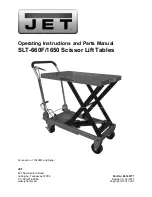 Preview for 1 page of Jet SLT-1650 Operating Instructions And Parts Manual