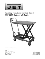 Jet SLT-330F Operating Instructions And Parts Manual preview