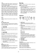 Preview for 27 page of JetAir PLANE WH/F/52 Instruction On Mounting And Use Manual