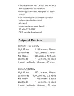 Preview for 3 page of JetBeam RRTO R5 User Manual