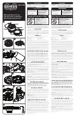 Preview for 2 page of Jetboil Genesis Instructions For Use
