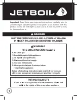 Preview for 2 page of Jetboil Genesis Instructions Manual