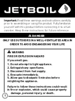 Preview for 2 page of Jetboil MICROMO Instructions Manual