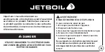 Preview for 11 page of Jetboil STASH Instructions Manual