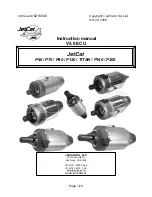 Preview for 1 page of JetCat P60 Instruction Manual