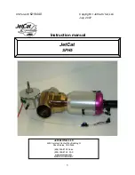 JetCat SPH5 Instruction Manual preview