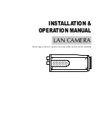 Preview for 1 page of Jetcom CCTV JCK-32CL Installation & Operation Manual