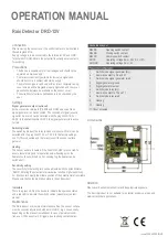 Предварительный просмотр 2 страницы Jetec DRD-12V Operation Manual