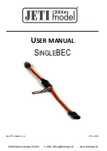 JETI model SingleBEC User Manual preview