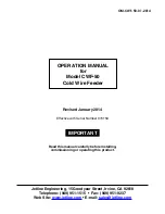 Jetline 070159 Operation Manual preview