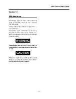 Предварительный просмотр 23 страницы Jetline CWF-50 Operation Manual