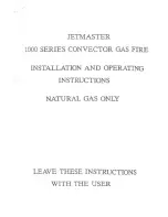 Preview for 2 page of Jetmaster GF1016 Installation Instructions Manual