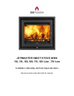 Jetmaster INSET STOVE MKIII 18i Installation, Operating And Servicing Instructions preview