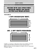 Preview for 5 page of Jetmaster INTERNATIONAL GAS CONVECTOR BOX Instructions For Assembly And Installation