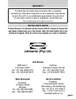 Preview for 21 page of Jetmaster INTERNATIONAL GAS CONVECTOR BOX Instructions For Assembly And Installation