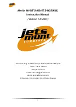 Jets Munt Merlin M166TS Instruction Manual preview