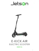 Jetson E-KICK AIR Manual preview