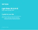 Jetson Light Rider 20 User Manual preview