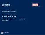 Jetson MARVEL Spiderman Edition JSPMN-ELE User Manual preview