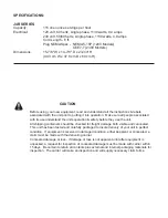 Preview for 3 page of JetStar 8C-JR4 Installation And Operation Instructions Manual