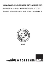 Предварительный просмотр 1 страницы JETStream VIVA Installation And Operating Instructions Manual