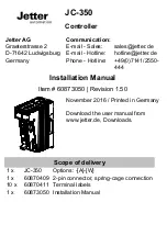 Preview for 13 page of Jetter JC-350 Manual