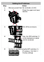 Preview for 15 page of Jetter JC-440 Installation Manual