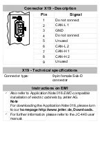 Preview for 21 page of Jetter JC-440 Installation Manual