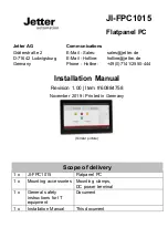 Preview for 9 page of Jetter JI-FPC1015 Installation Manual