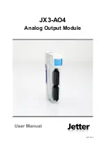 Jetter JX3-AO4 User Manual preview