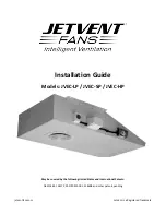 Preview for 1 page of Jetvent Fans JVEC-LP Installation Manual