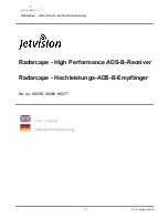 Предварительный просмотр 1 страницы jetvision.de Radarcape User Manual