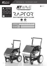 Jetwave Raptor Manual preview