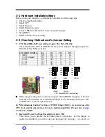 Preview for 10 page of JETWAY 615DFR1A User Manual