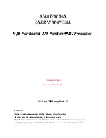 Предварительный просмотр 1 страницы JETWAY 618AF Pro-R User Manual