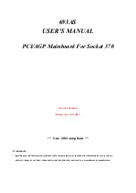 JETWAY 693AS User Manual предпросмотр