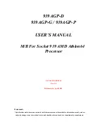 JETWAY 939AGP-D User Manual предпросмотр