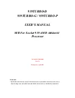 JETWAY 939TURBO-D User Manual предпросмотр