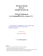 JETWAY 993AN User Manual предпросмотр